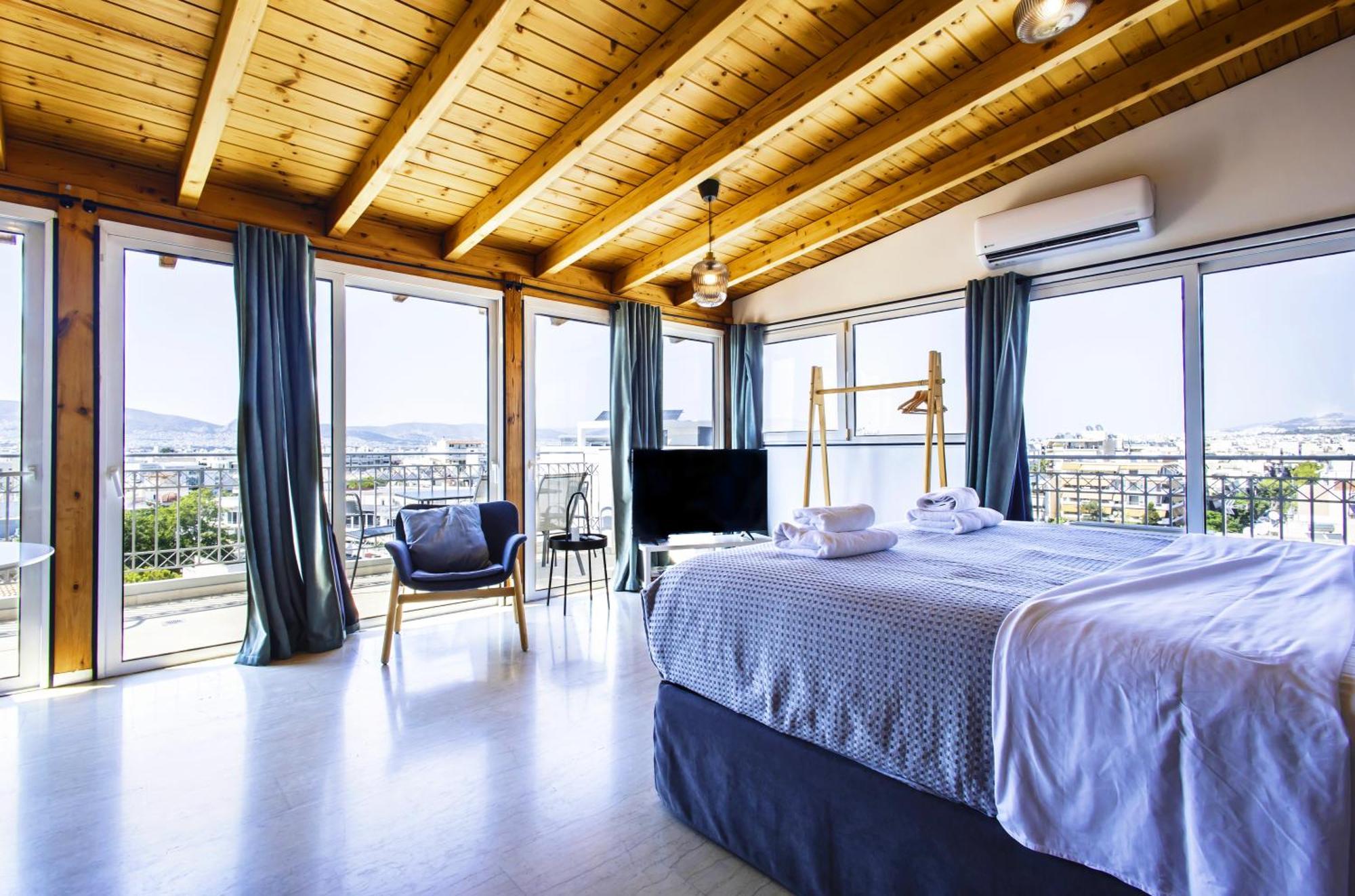 Lis153 By Smart Cozy Suites - Top Floors With Amazing City View - Available 24Hr Атина Екстериор снимка