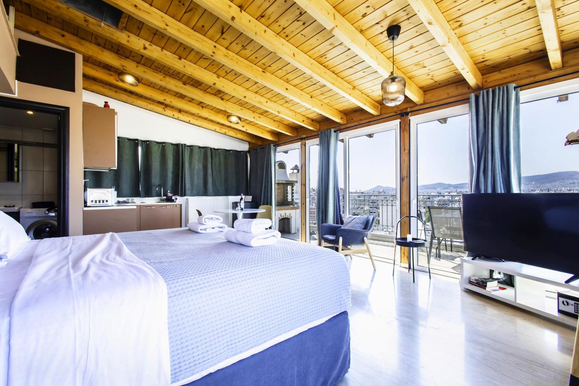 Lis153 By Smart Cozy Suites - Top Floors With Amazing City View - Available 24Hr Атина Екстериор снимка