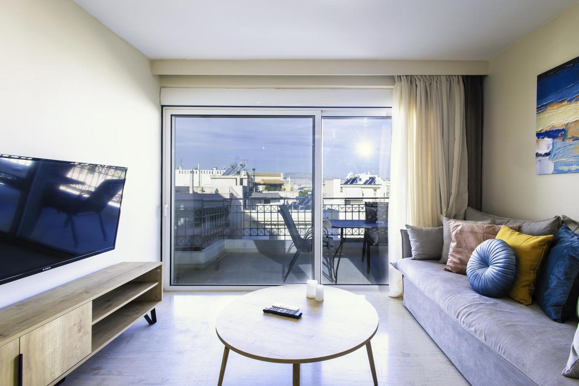 Lis153 By Smart Cozy Suites - Top Floors With Amazing City View - Available 24Hr Атина Екстериор снимка